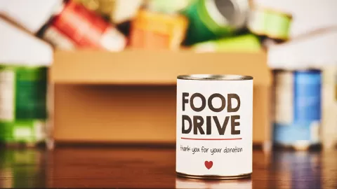 food drive can
