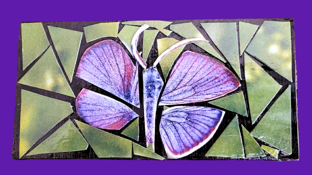 popup art butterfly