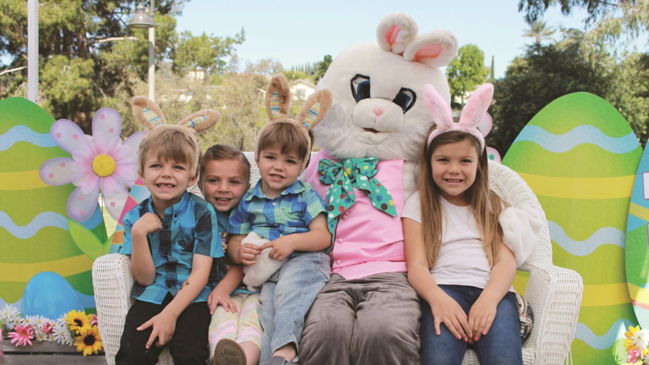 Children with Bunny