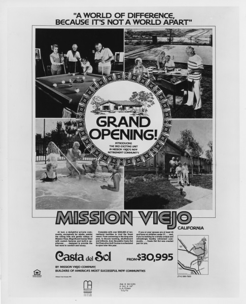 Newspaper ad "Grand opening!"