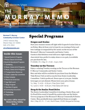 Past Cover of Murray Memo