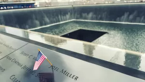 The 9/11 memorial in New York