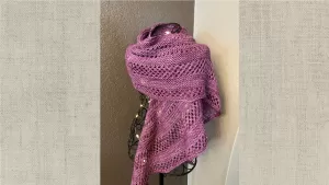 knitted shawl