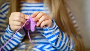 Kid Knitting