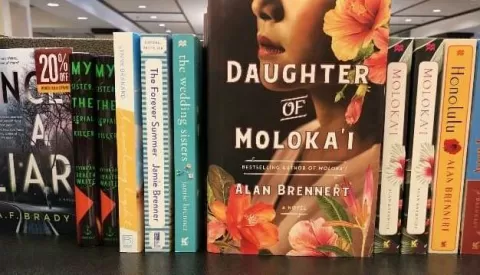 Daughter of Moloka’i book on shelf