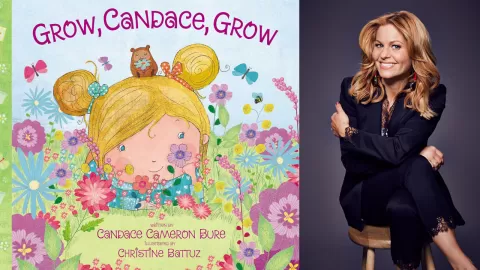 Candace Cameron and book