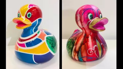 painted duck