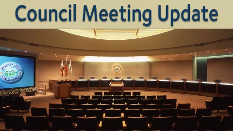 Council Meeting Update