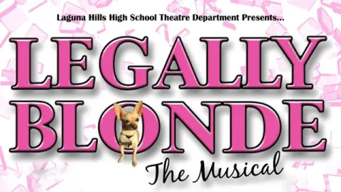 Legally Blonde musical flyer