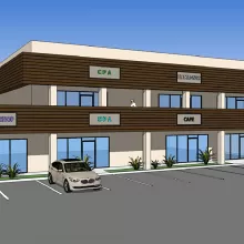 drawing of new Alicia Business Center