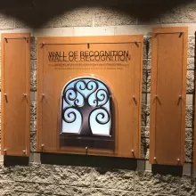 wall of recognition