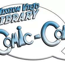 Mission Viejo Library Comic Con Logo