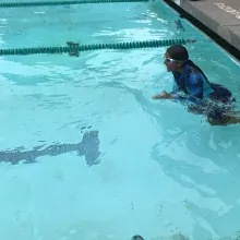 kiani swimming